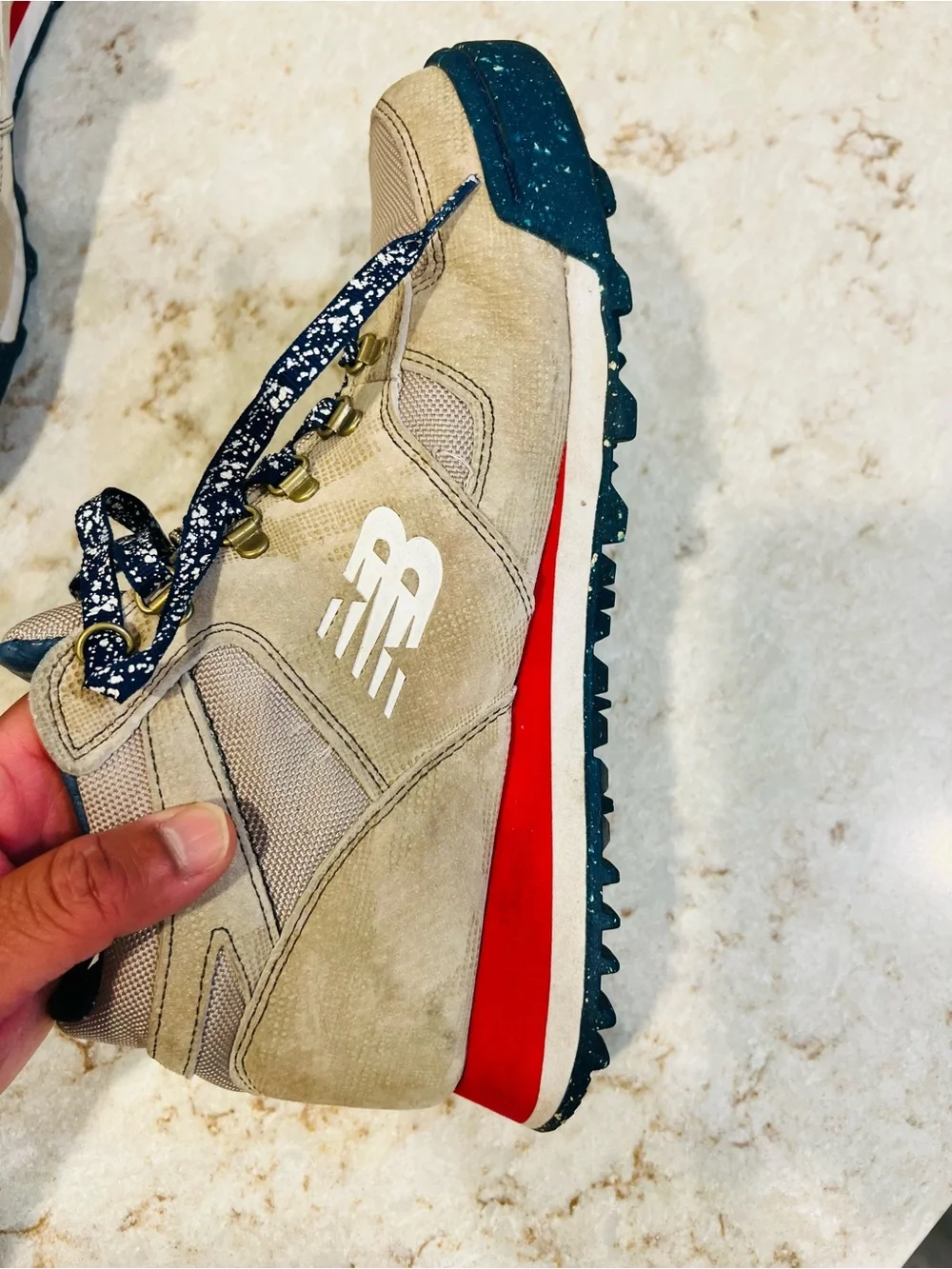 New Balance GI Joe Men’s Beige Hiking Shoes - Casual Trail Sneakers